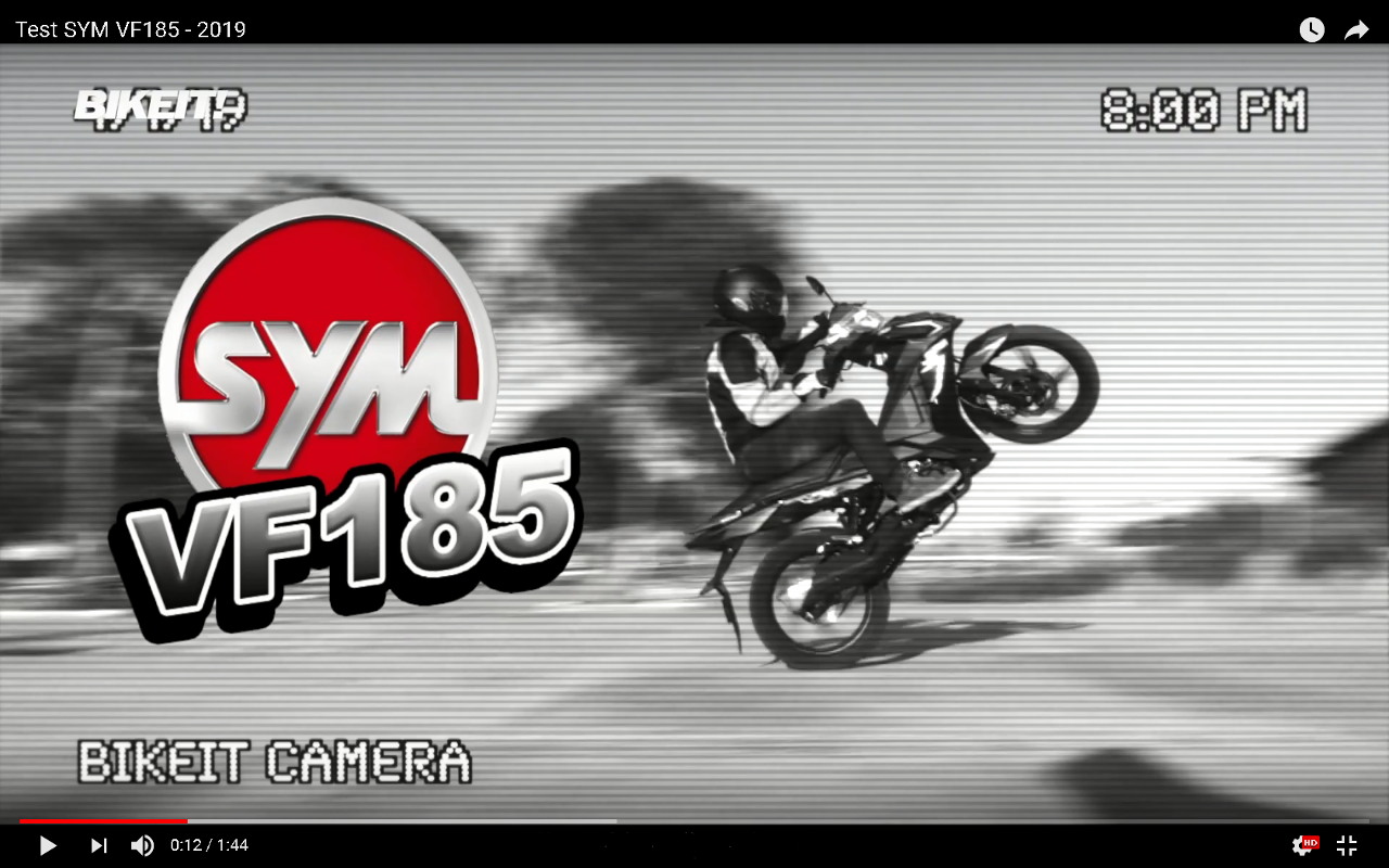 Video Test Ride - SYM VF185