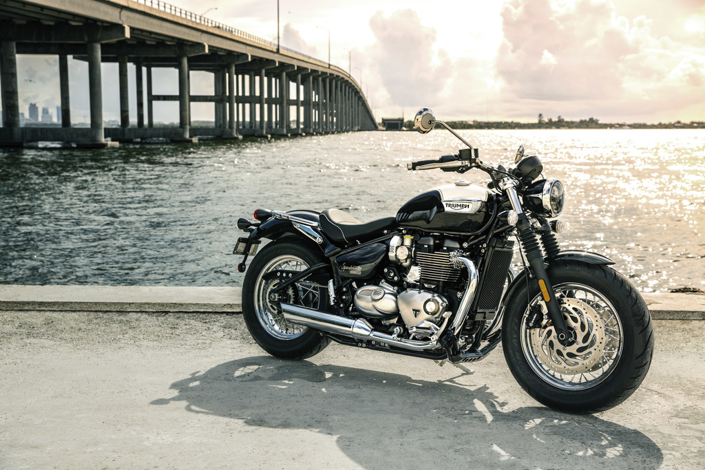 Bonneville Speedmaster Location Front Quarter