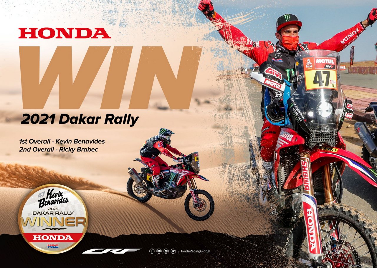 Honda WIN Dakar A2 Poster 5mm small