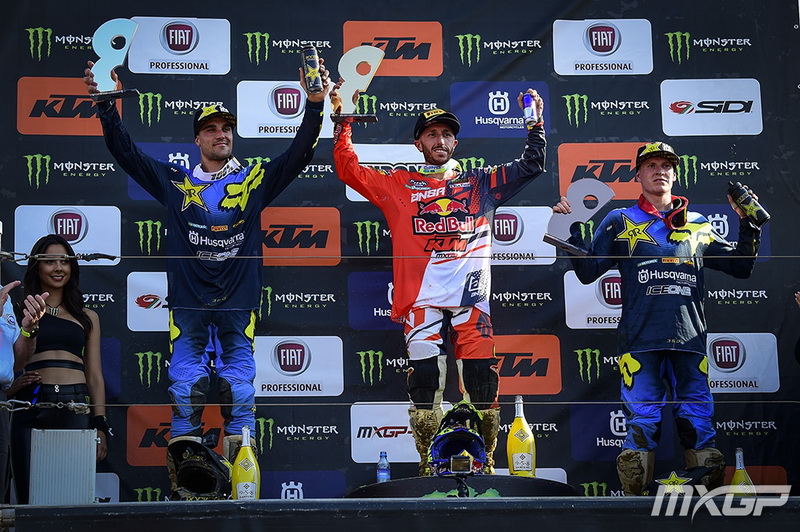 MXGPPODIUM MOTOCROSS GP 11 LOM 2018