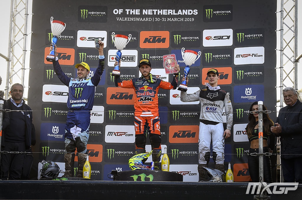 MXGPpodium MOTOCROSS GP 3 NL 2019