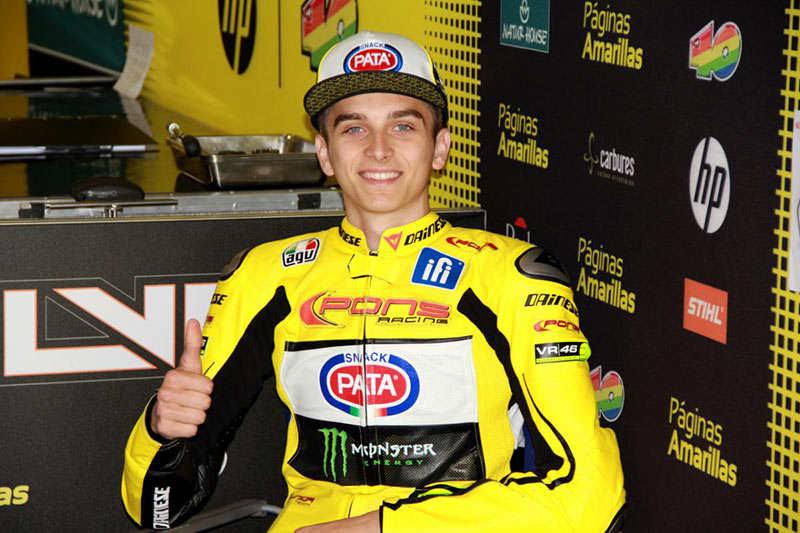 Ο Luca Marini, ετεροθαλής αδελφός του Rossi στο Moto2