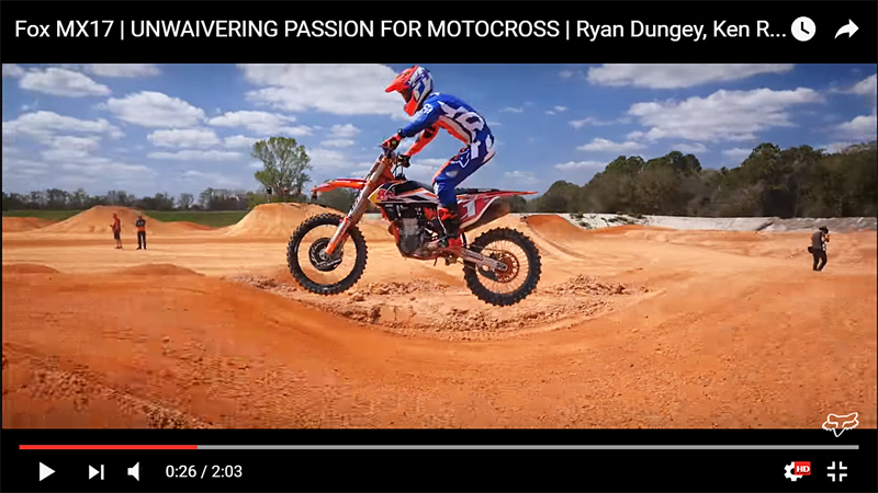 Fox MX17: Unwaivering passion for Motocross - Video