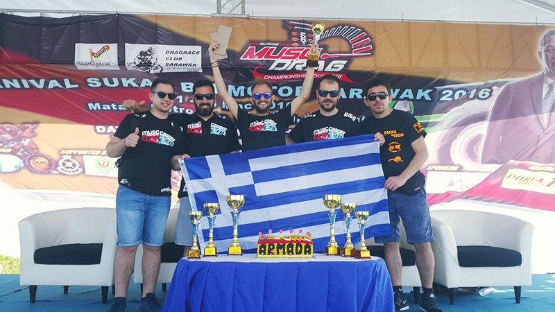 Γιάννης Casperaki Λαμπρόπουλος - Παγκόσμιο ρεκόρ Dragster!