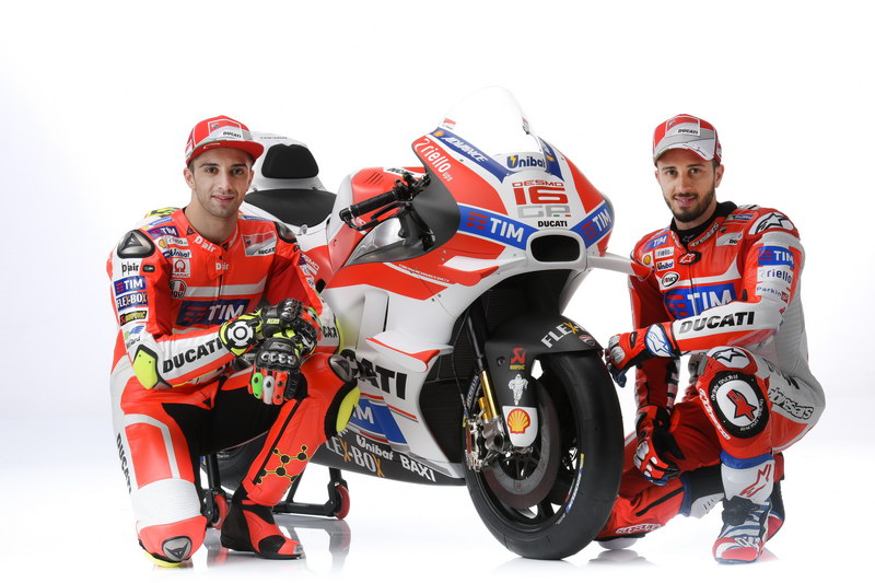 Ducati: παρουσίαση ομάδας MotoGP 2016