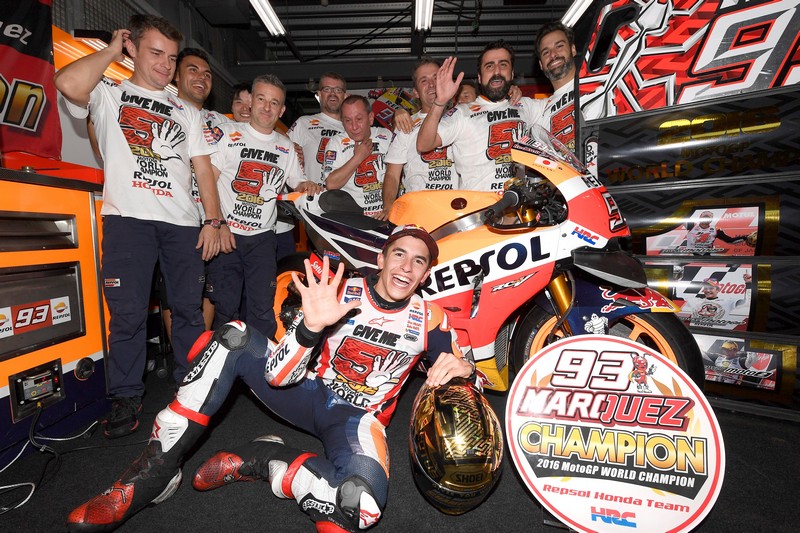 O Marc Marquez Παγκόσμιος Πρωταθλητής MotoGP 2016