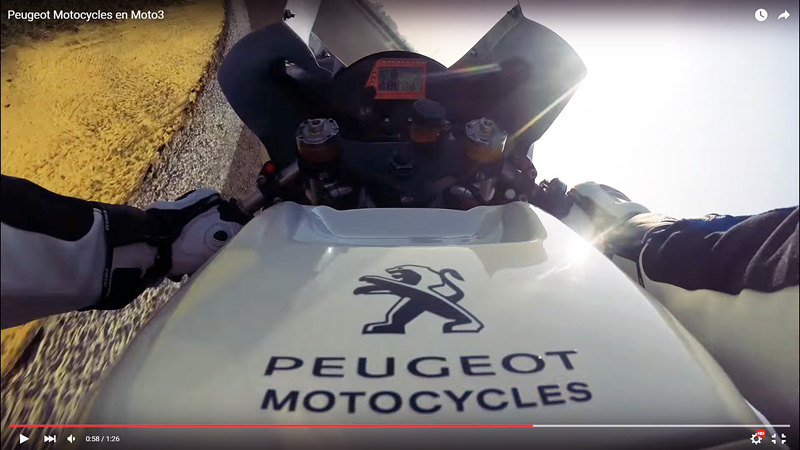 Η Peugeot στο Παγκόσμιο Moto3 - Video
