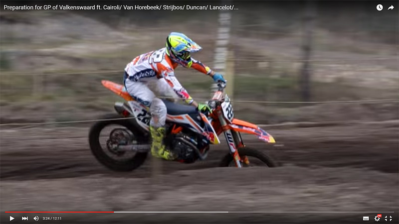Προετοιμασία Παγκόσμιων Πρωταθλητών Motocross στο Honda Park