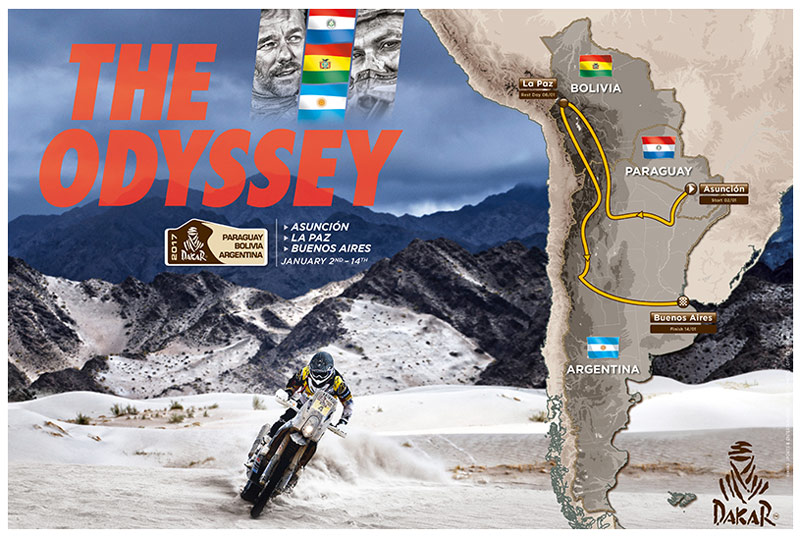 Rally Dakar 2017. Ιδού η διαδρομή και το πρόγραμμα!