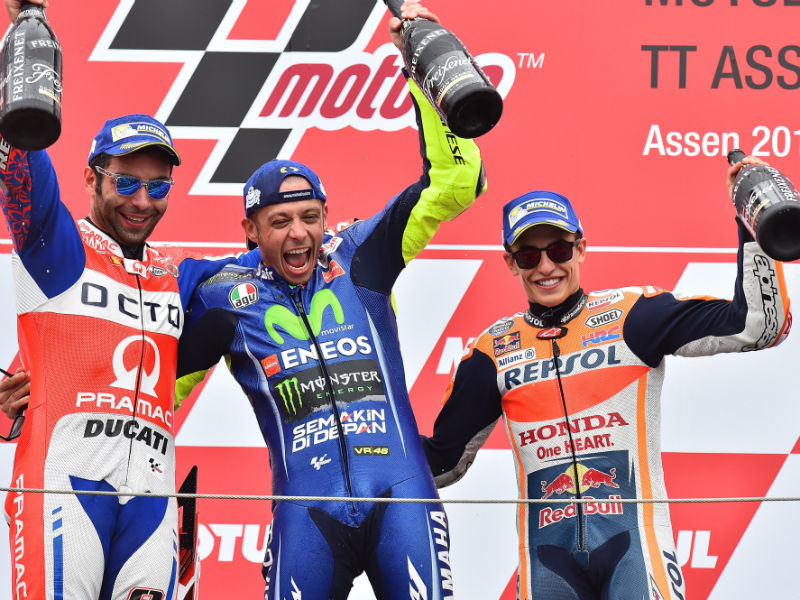 H Michelin συγχαίρει τον Rossi