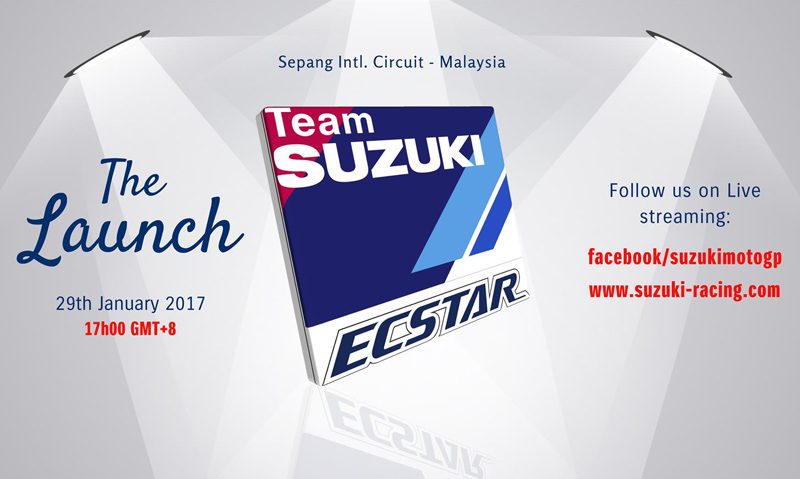 Team Suzuki Ecstar 2017 - Δείτε Live την παρουσίαση της ομάδας MotoGP