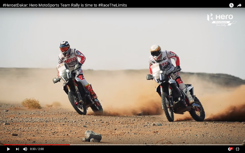 Hero Dakar Team 2018 - Video