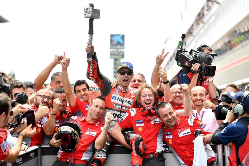 Jorge Lorenzo &amp; Ducati στην 1η θέση του Καταλανικού GP