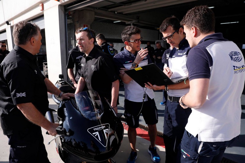triumph moto2 aragon test 6