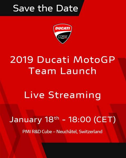 Ducati MotoGP – Δείτε την παρουσίαση της ομάδας σε live streaming