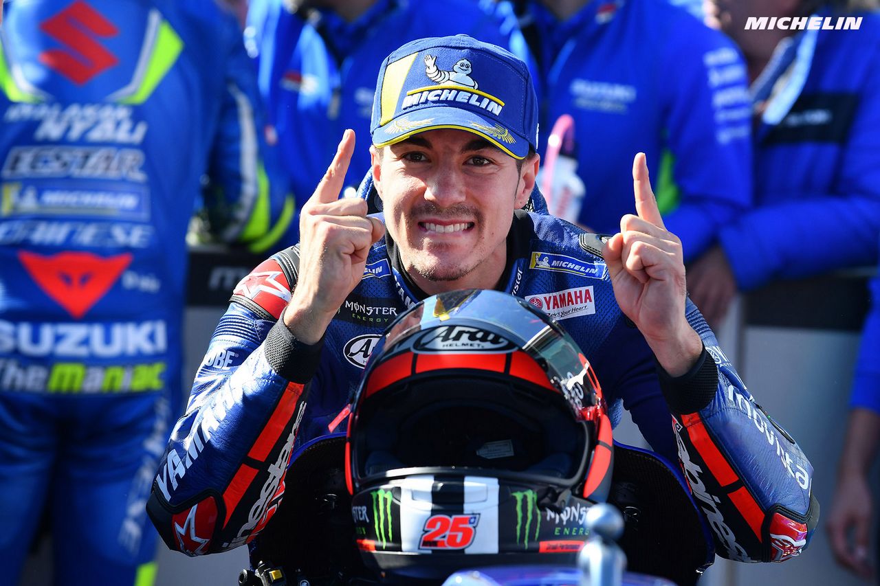 MotoGP Maverick Vinales Movistar Yamaha MotoGP Michelin et Yamaha renouent avec la victoire en Australie