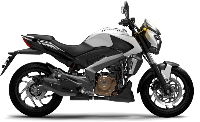 bajaj dominar 400 moon white