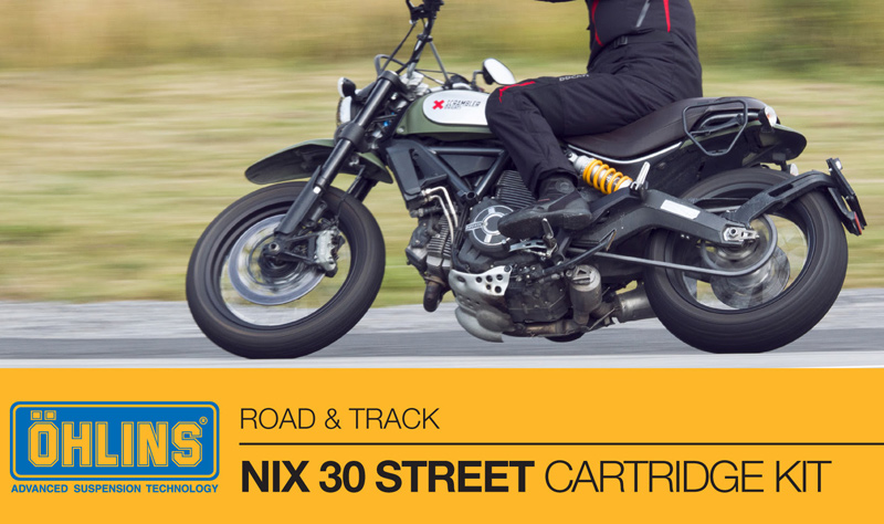 Ohlins κιτ πιρουνιού NIX 30 Road &amp; Track για Ducati Scrambler!