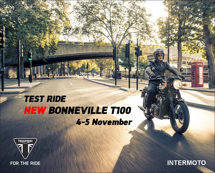 Triumph Test Ride Event - New Bonneville T 100