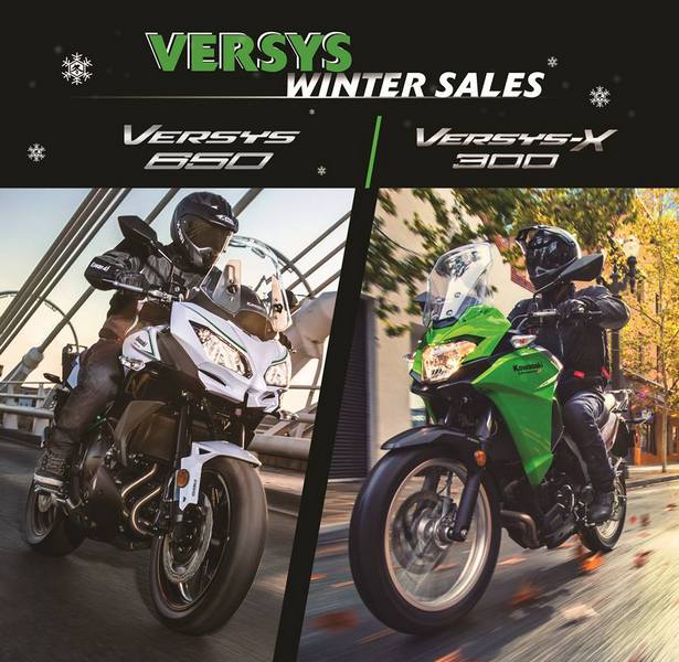 Kawasaki Versys winter sales
