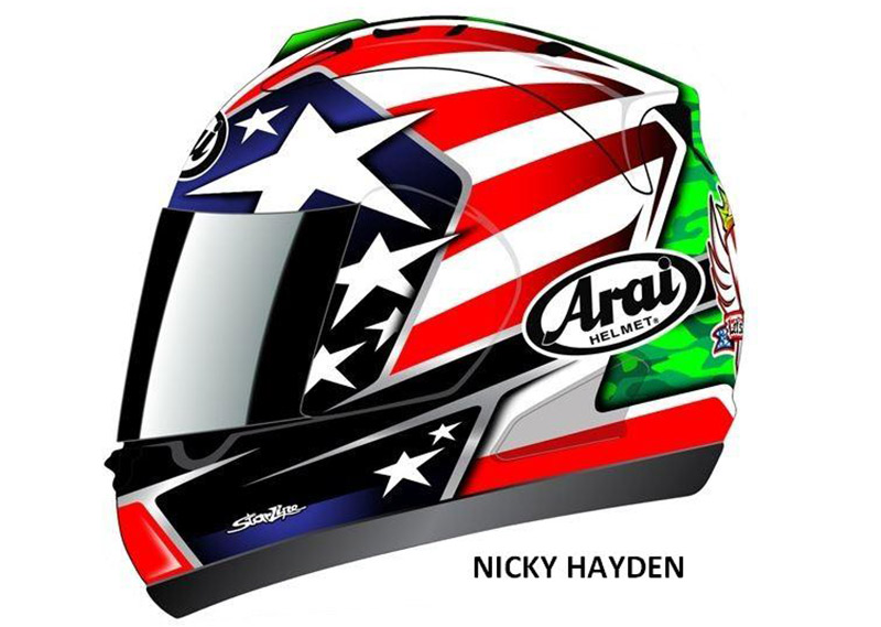 Arai RX-7V Nicky Hayden
