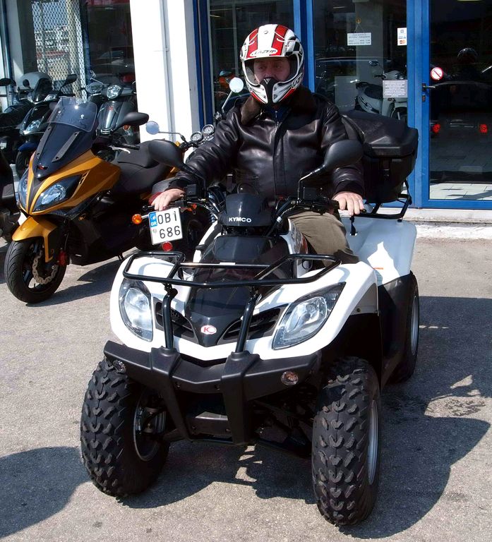 Ηλίας Μαμαλάκης και Kymco