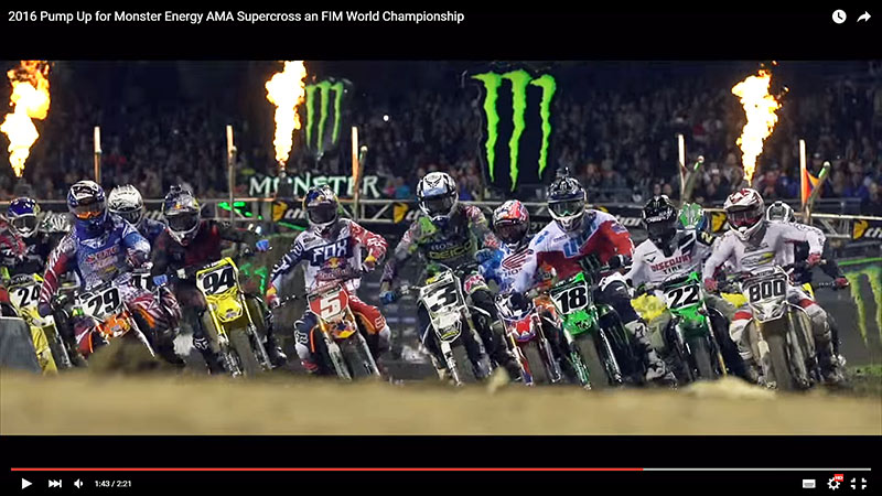 Επικό teaser για το ΑΜΑ Supercross 2016 - Video