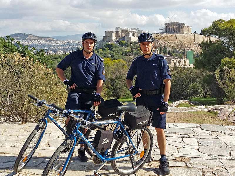Περιπολίες αστυνομικών με ποδήλατα