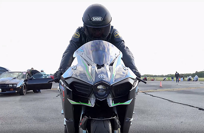 Kawasaki H2 με Brock's κιτ &amp; DNA φίλτρο, ταχύτερο από H2R - Video