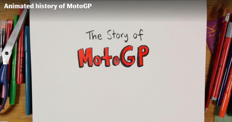 Η ιστορία του MotoGP σε κινούμενα σχέδια