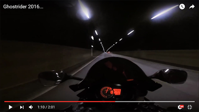 Ghostrider 2016. Με φτιαγμένο Suzuki GSX-R K5 - Video