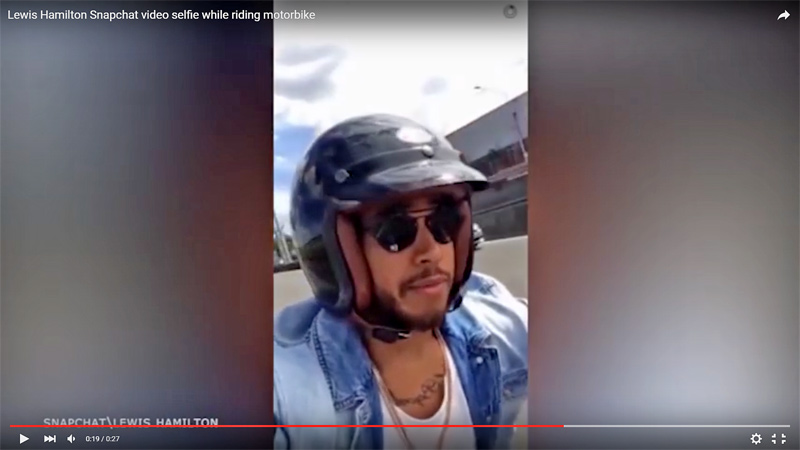 Παραλίγο να μπλέξει με το νόμο ο Lewis Hamilton - Video