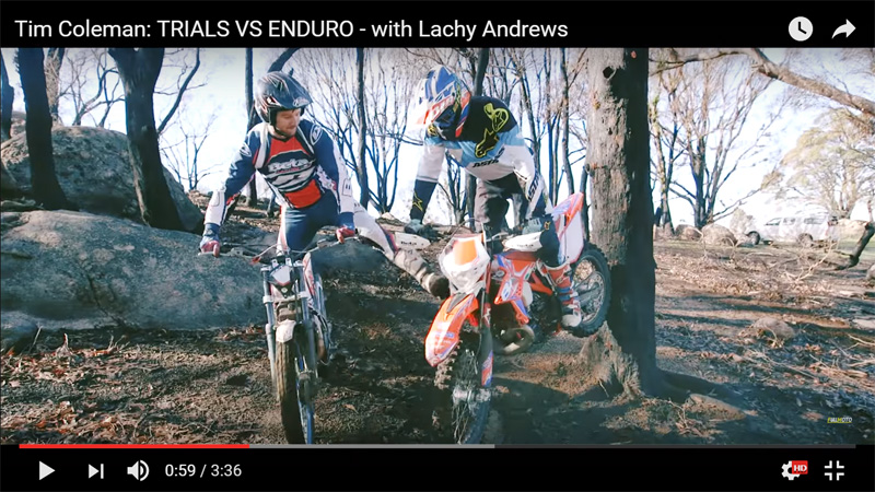 Trial vs Enduro - Video