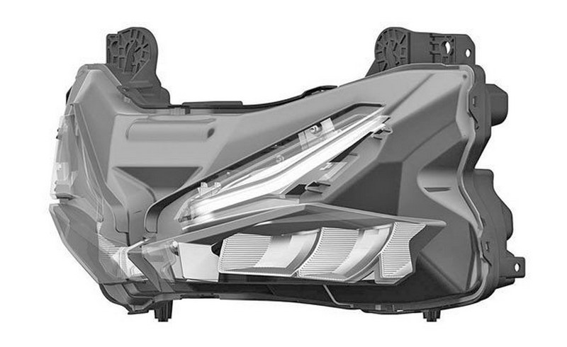 Πατέντα Honda για προβολέα sport μοτοσυκλέτας