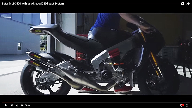 Suter MMX 500 &amp; Akrapovic: Mαγικό δίχρονο τραγούδι! - Video