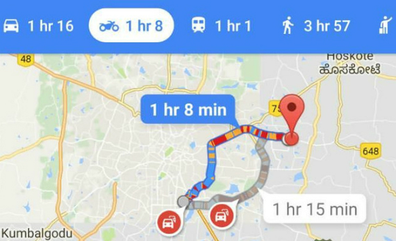 Το Google Maps αποκτά “Motorcycle Mode”