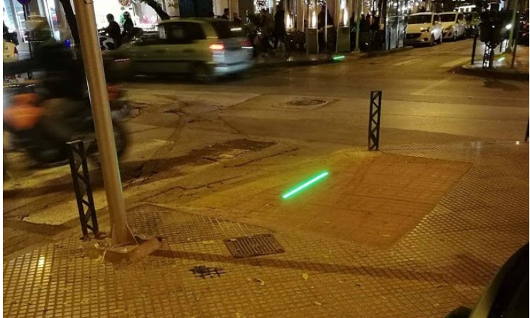 Θεσσαλονίκη - LED “φανάρια εδάφους” στις διαβάσεις πεζών