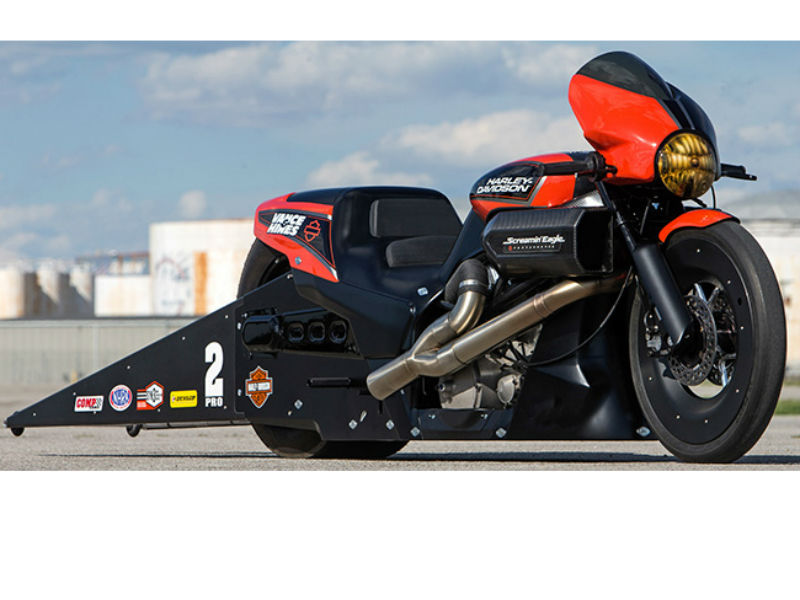Harley – Davidson Street Rod 750… dragster!