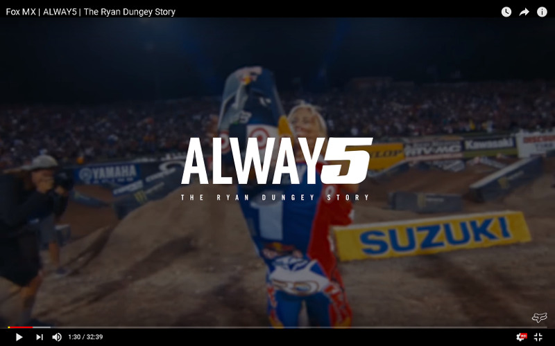Alway5 - The Ryan Dungey Story - Video