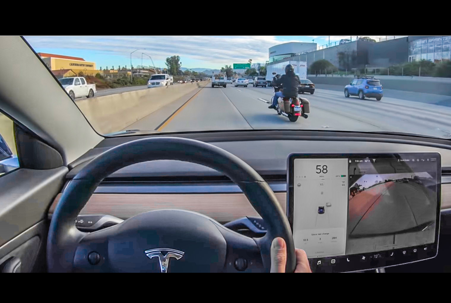 Video – Εντοπίζουν οι αισθητήρες ενός Tesla τις μοτοσυκλέτες;
