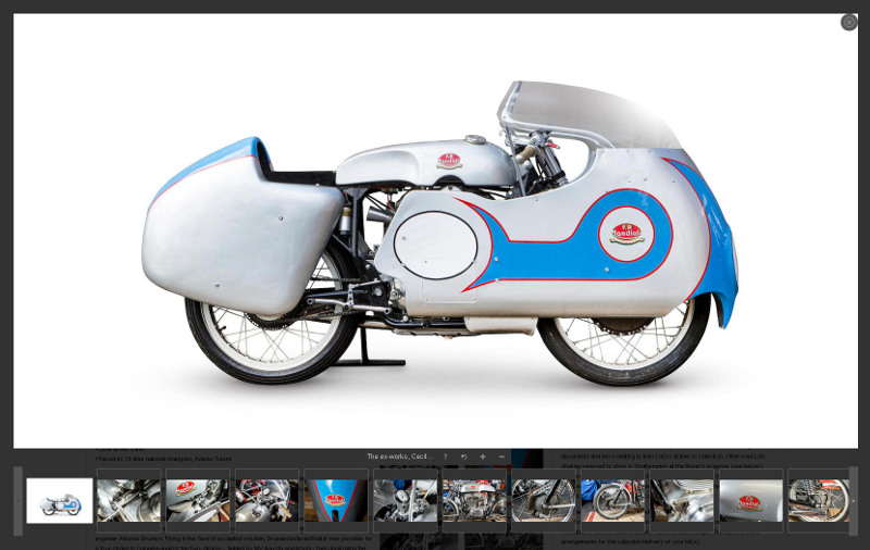 1957 fb mondial gp racing