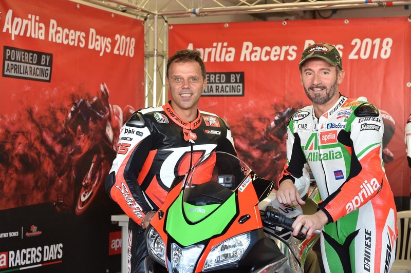 Max Biaggi &amp; Loris Capirossi μαζί στην πίστα!
