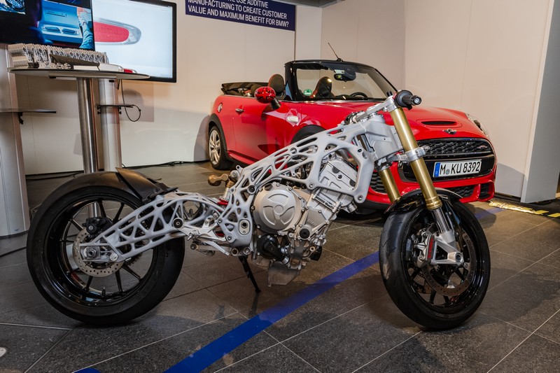 BMW Motorrad: Παρουσίασε 3D-Printed πλαίσιο