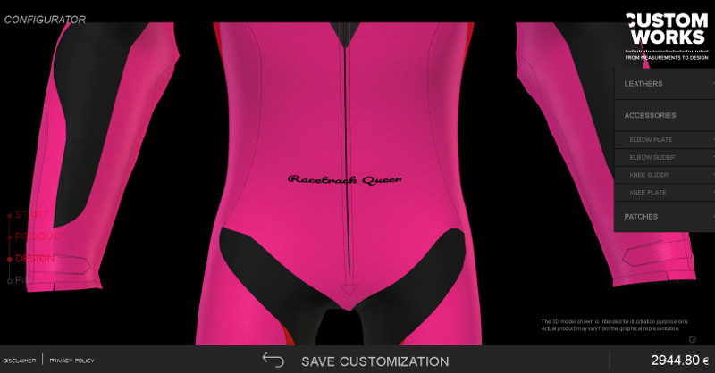 dainese configurator8