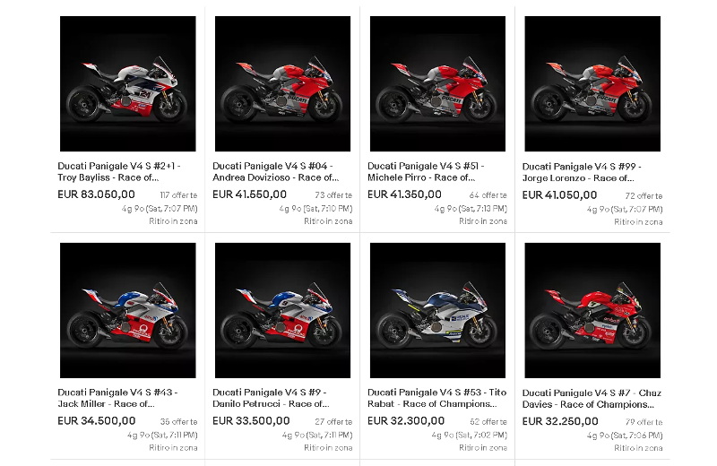 Δημοπρασία Ducati Race of Champions: Όλα τα λεφτά στον Troy