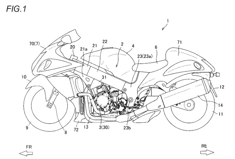 Suzuki – Αυτόματος έλεγχος κιβωτίου - συμπλέκτη στο νέο Hayabusa;