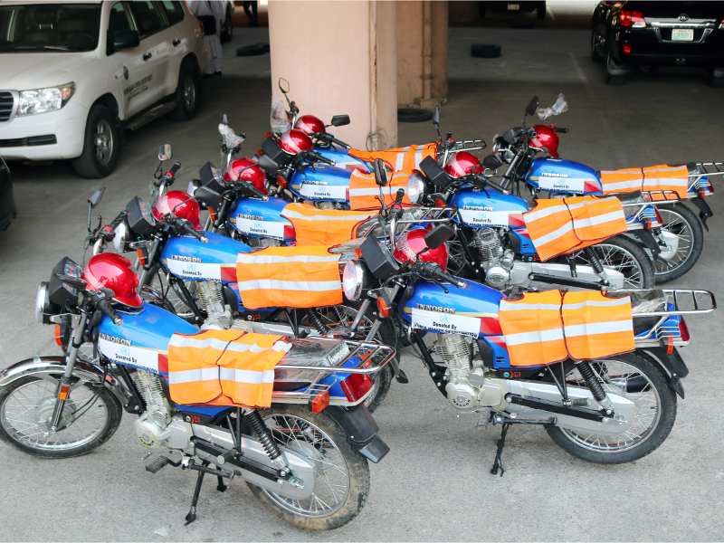 Παγκόσμιος Οργανισμός Υγείας: Δωρεά 853 μοτοσυκλετών στη Νιγηρία