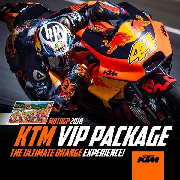KTM: Κέρδισε διπλό VIP πακέτο για το Αυστριακό GP