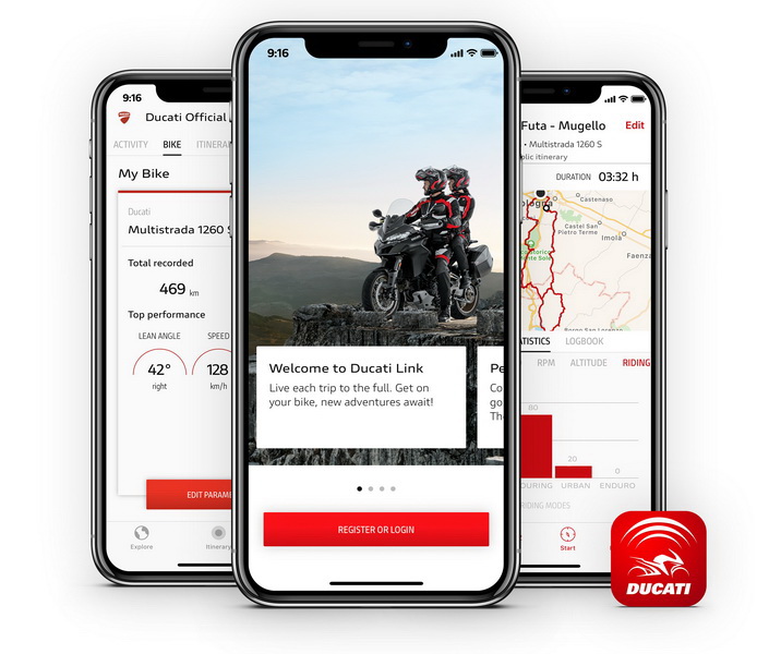 Ducati Link App – Η μοτοσυκλέτα κοινωνικοποιείται
