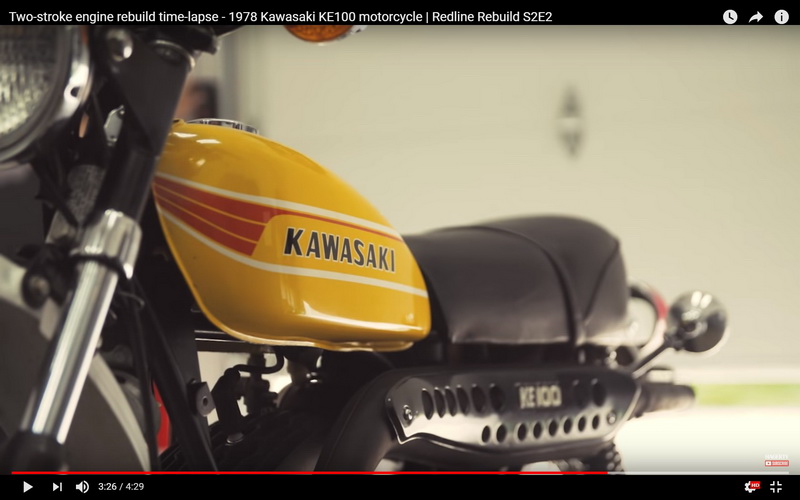 Video – Επαναφέροντας στη ζωή ένα Kawasaki KE100